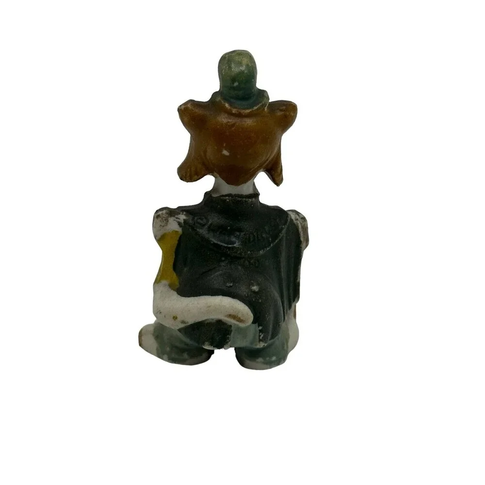 Vintage Disney Figurine‎ Honest John Fox Pinocchio Ceramic Cold Paint Japan 2.5